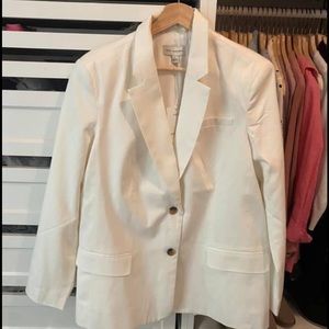 Free Assembly Size L white ladies blazer